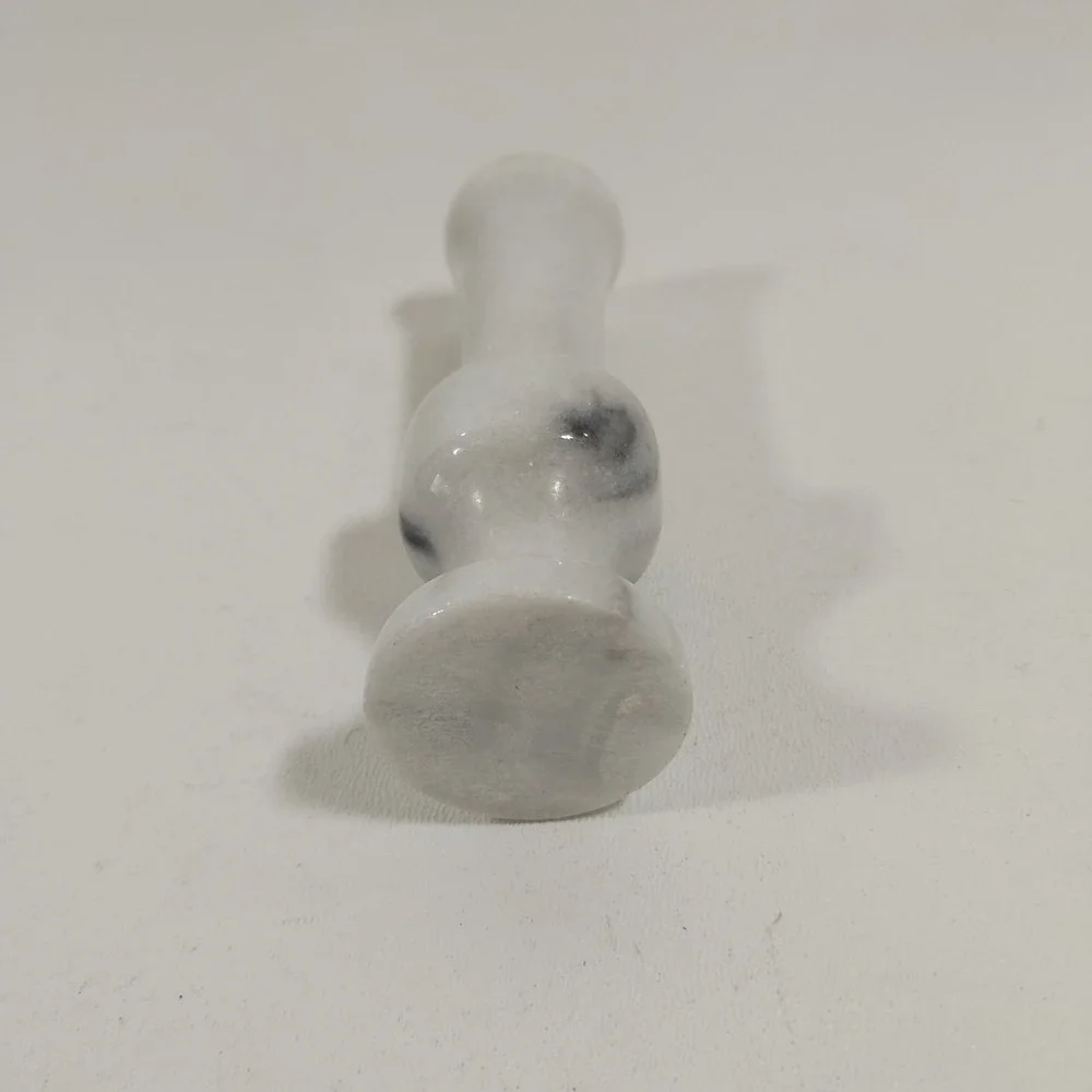 Small‎ VINTAGE turned Marble Bud Vase 4.5 in